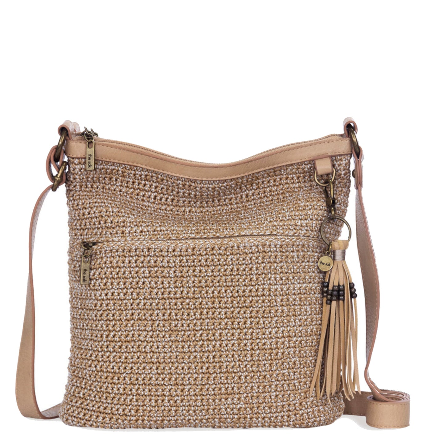 The Sak Lucia Crossbody - |Hand Crochet - Bamboo Static|