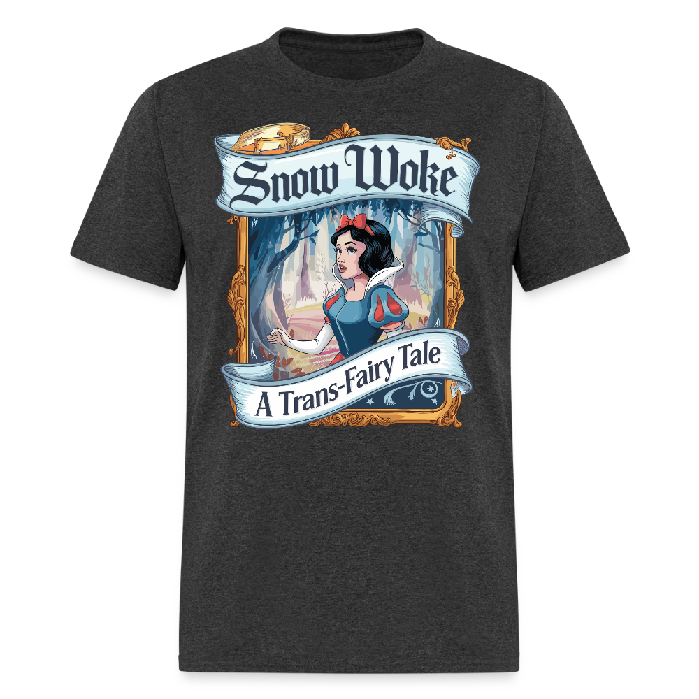 Snow Woke A Trans-Fairy Tale T Shirt - heather black