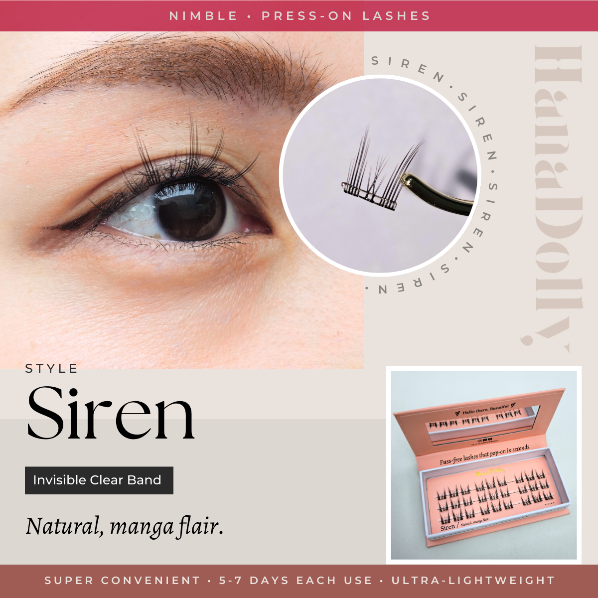 NIMBLE Lash Staples Pack (Press-On Lashes)