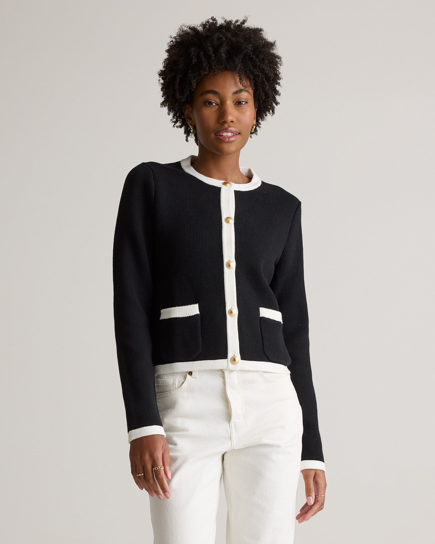 100% Organic Cotton Sweater Jacket