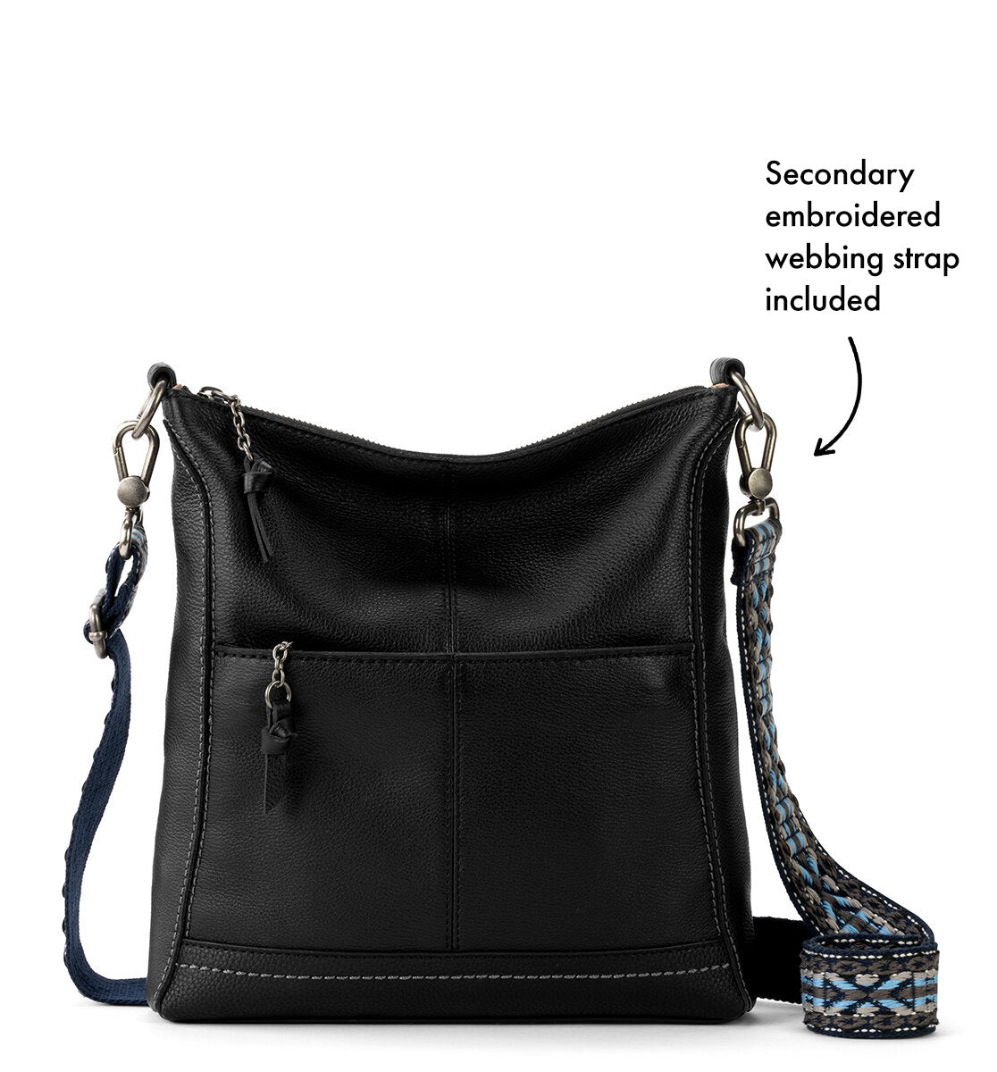 The Sak Lucia Crossbody - |Leather - Black|