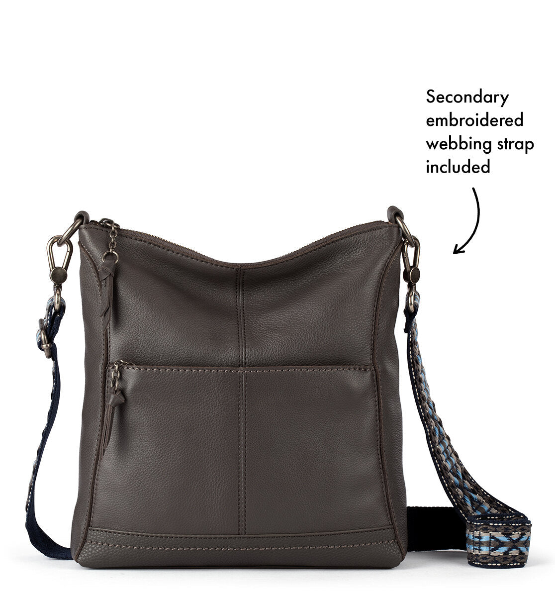 The Sak Lucia Crossbody - |Leather - Slate|
