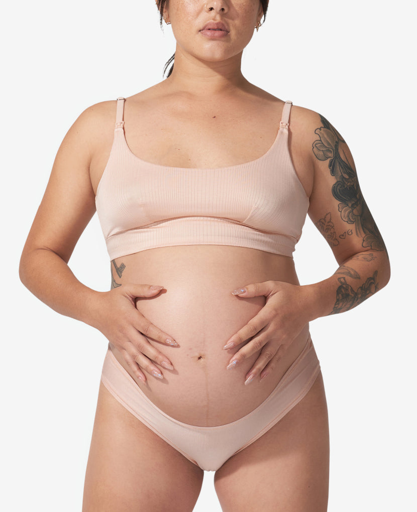 Designed to comfortably fit your body from maternity through every stage of breastfeeding and beyond. 
