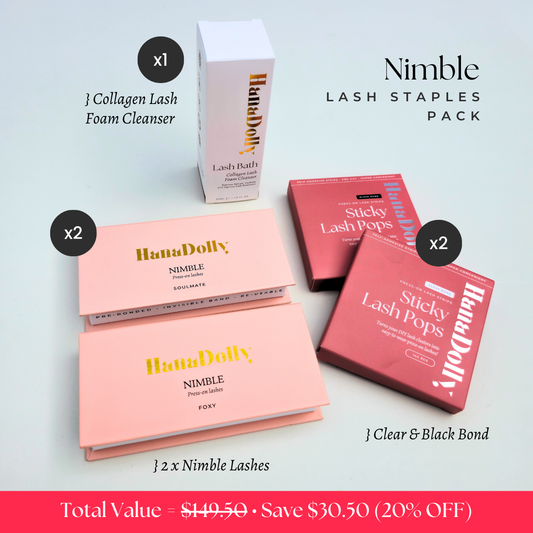 NIMBLE Lash Staples Pack (Press-On Lashes)