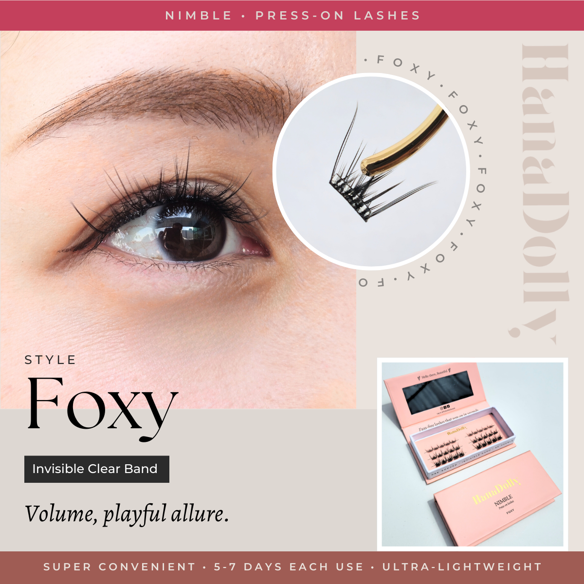 NIMBLE Lash Staples Pack (Press-On Lashes)