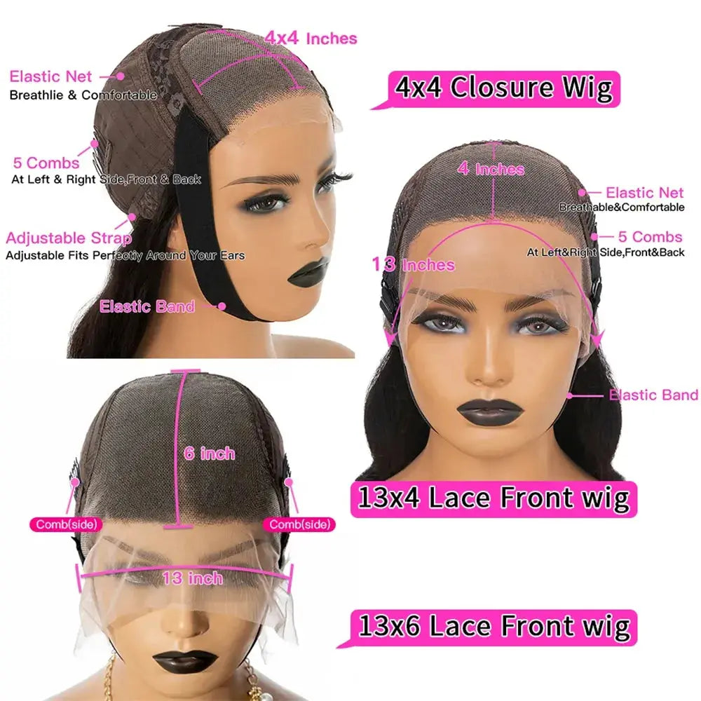 Reddish Brown Body Wave Lace Front Pre Plucked Human Hair Wig lovedollsenpai