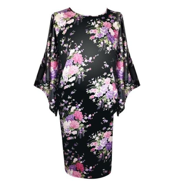 Satin Nightwear Nightgown Loose Bath Gown Nightdress Sleepwear Night Dress - Easy Pickins Store